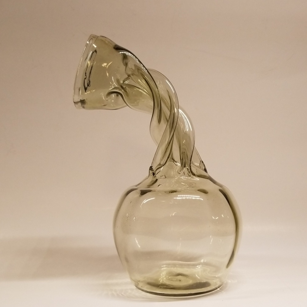 JOSEF FLEK signed art glass Czech Republic